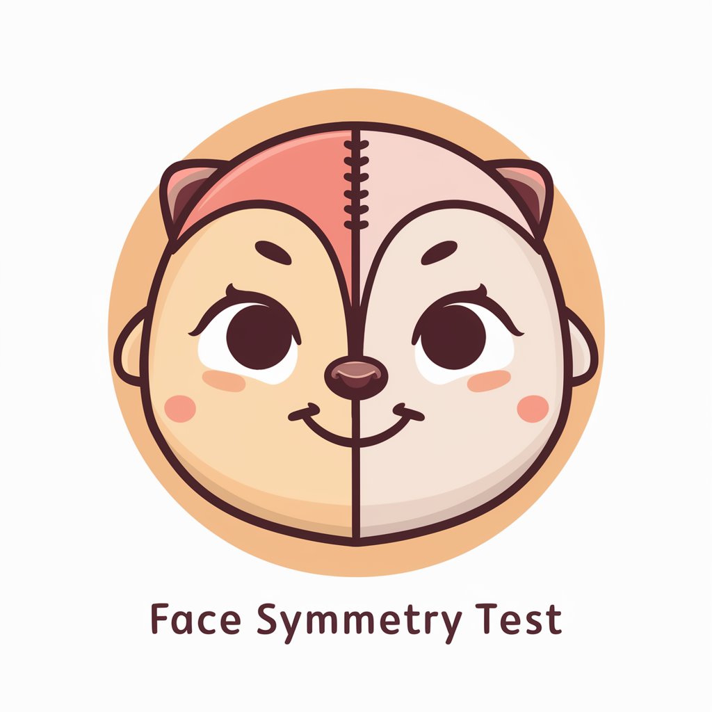 AI-powered facial symmetry analysis tool; upload photos for precise symmetry scores based on facial landmarks.
