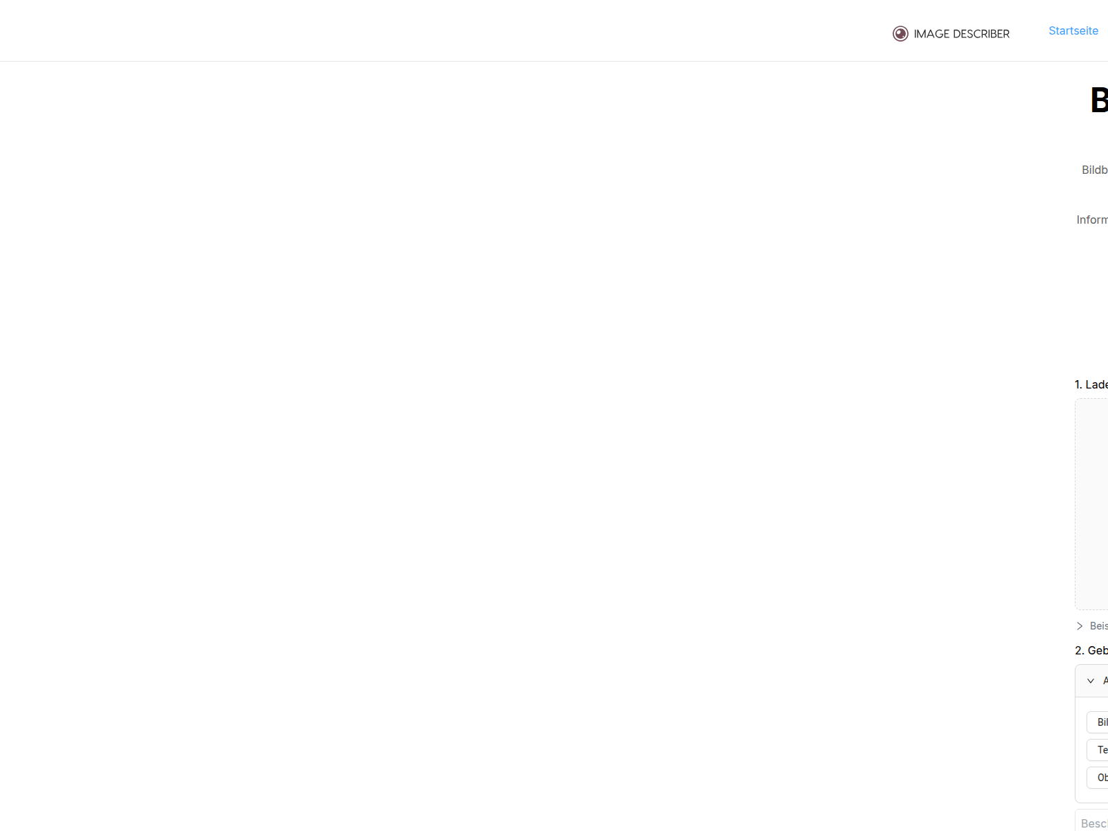Image Describer: AI-powered image description and caption generator;  offers text extraction and prompt creation for Midjourney and Stable Diffusion.
