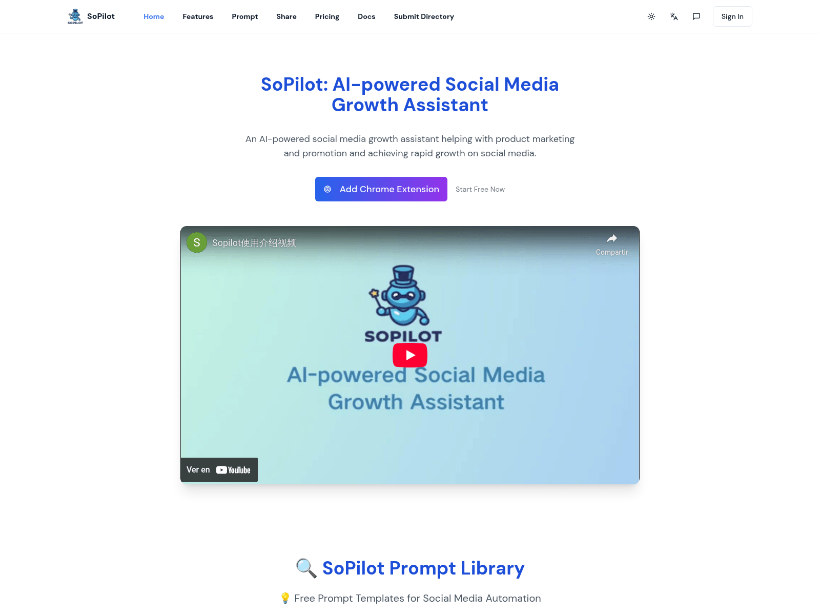 SoPilot is an AI-powered social media assistant for boosting growth through content creation, engagement, and automated promotion.
