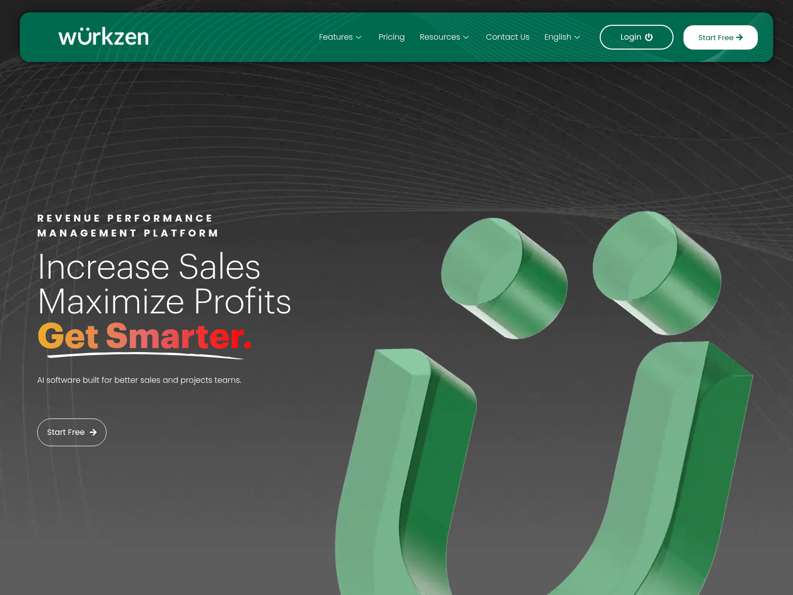 Wurkzen: An AI-powered revenue performance management platform for sales & project teams, maximizing profits and improving sales intelligence.
